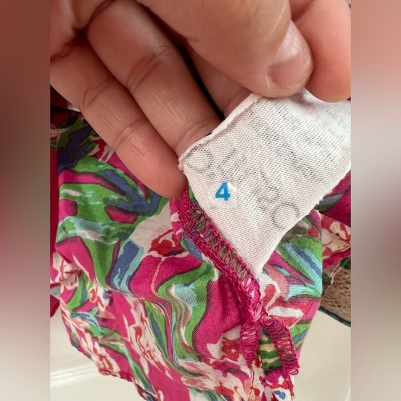 Revolve Pitusa Collared Tie Shirt Size in Fuchsia Floral Print (Size III-L) - Picture 10 of 14